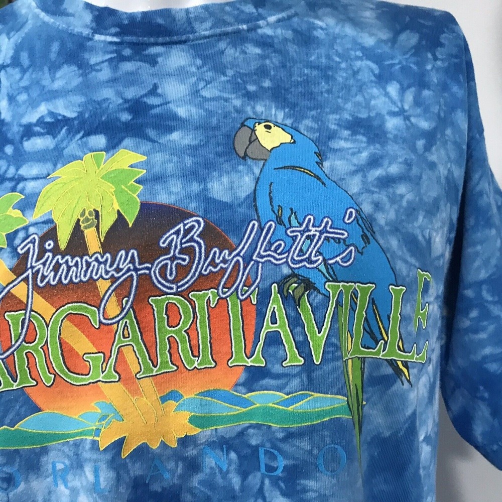 Jimmy Buffett's Margaritaville Orlando Tie Dye T-Shirt Adult Medium, Pre-Owned - Picture 6 of 12